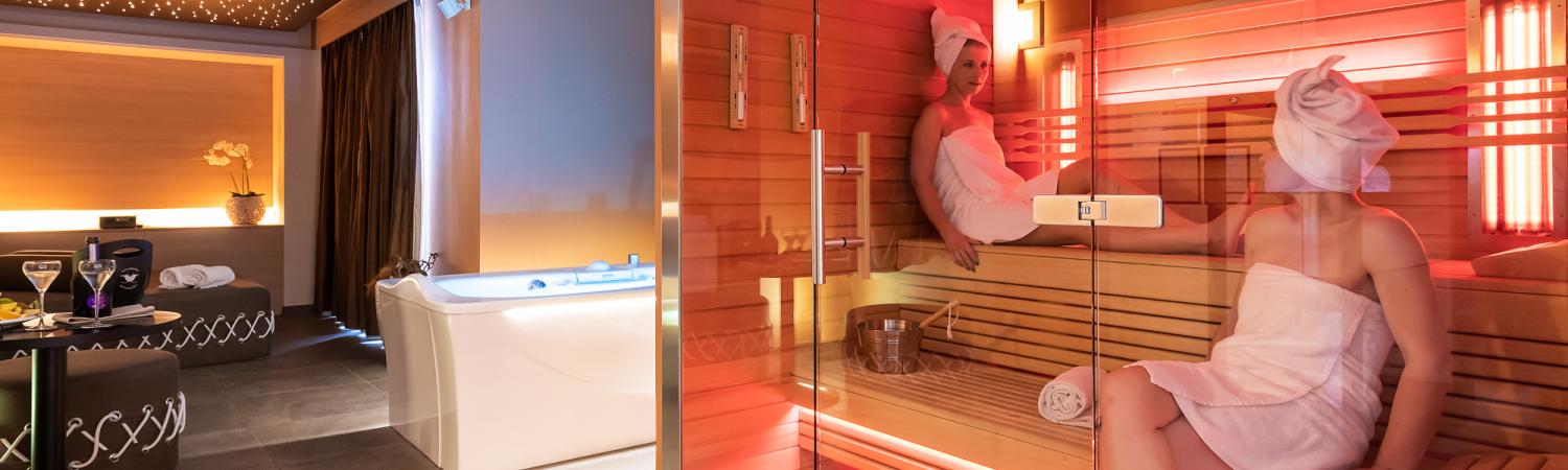 Luxe private sauna in Nieuwpoort Hotel Cosmopolite aan zee